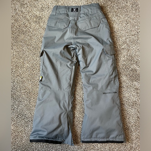 DC Banshee boys Grey waterproof snowboarding snow pants size 8/xs - Picture 11 of 13